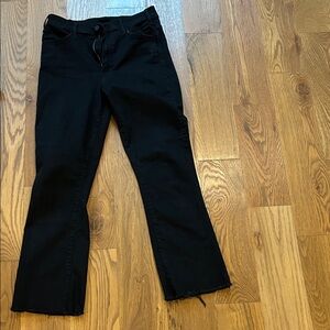 Mother// hustler ankle fray, size 29